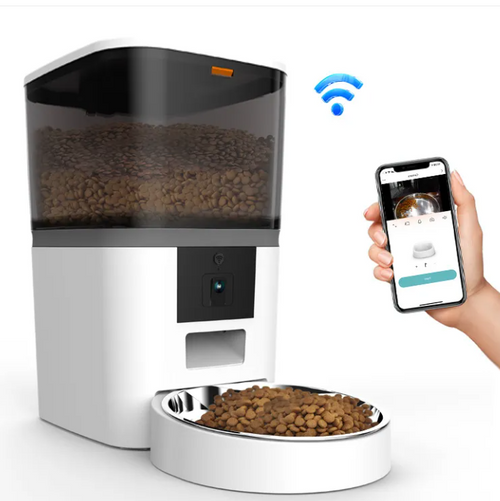Automatic Pet Feeder — Button & Camera Models, 4L–6L