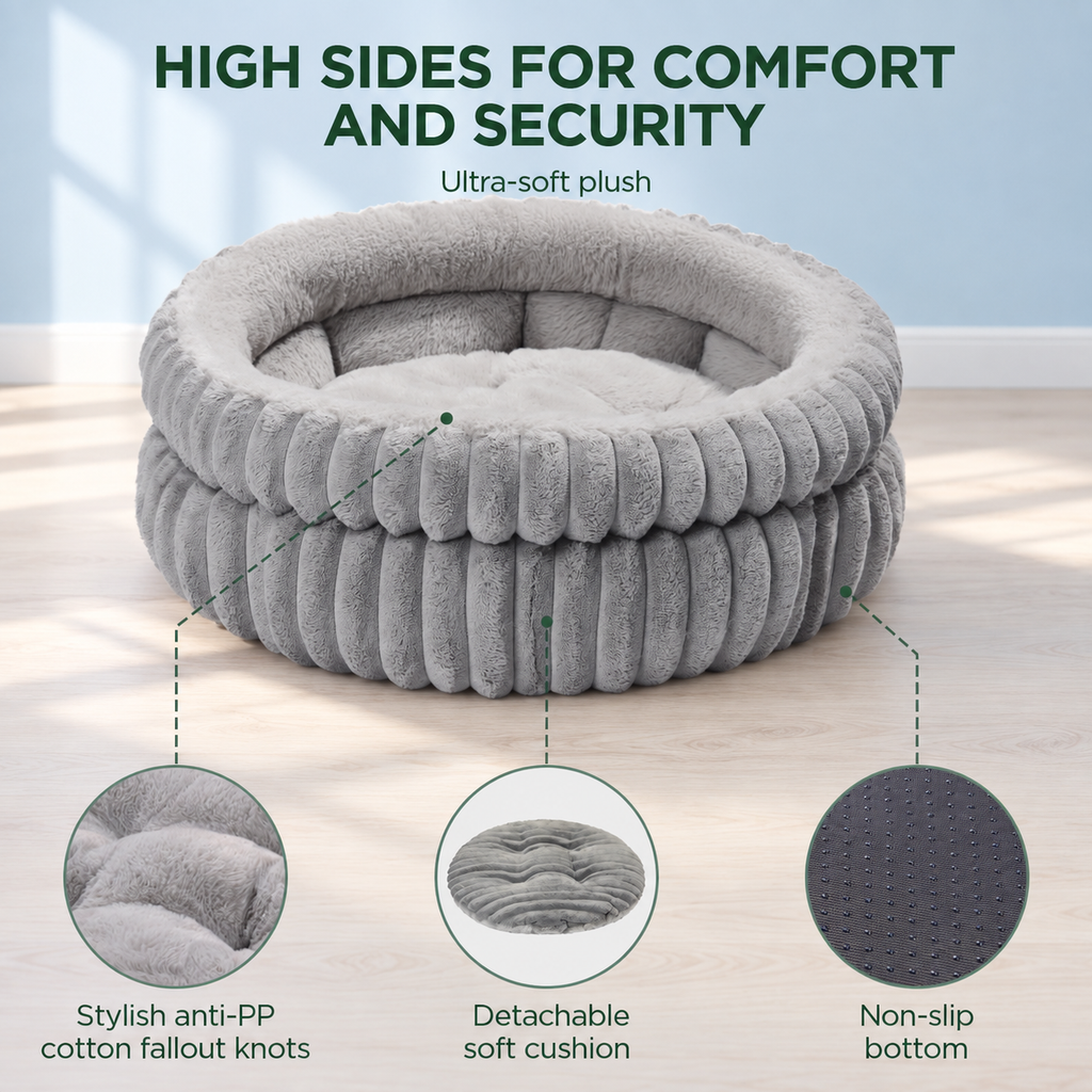 The Heritage Nest high supportive sides, soft cushion and non-slip base